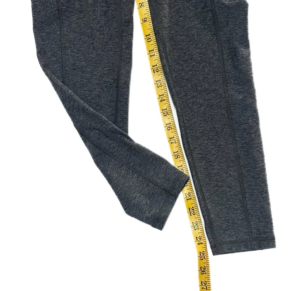 The North Face Women's Side Pocket Mid-Rise 7/8 Leggings Charcoal Heather Grey - Picture 11 of 11